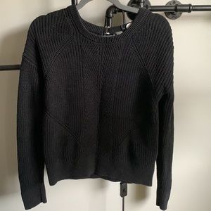 Gap Ribbed Sweater in black size Small